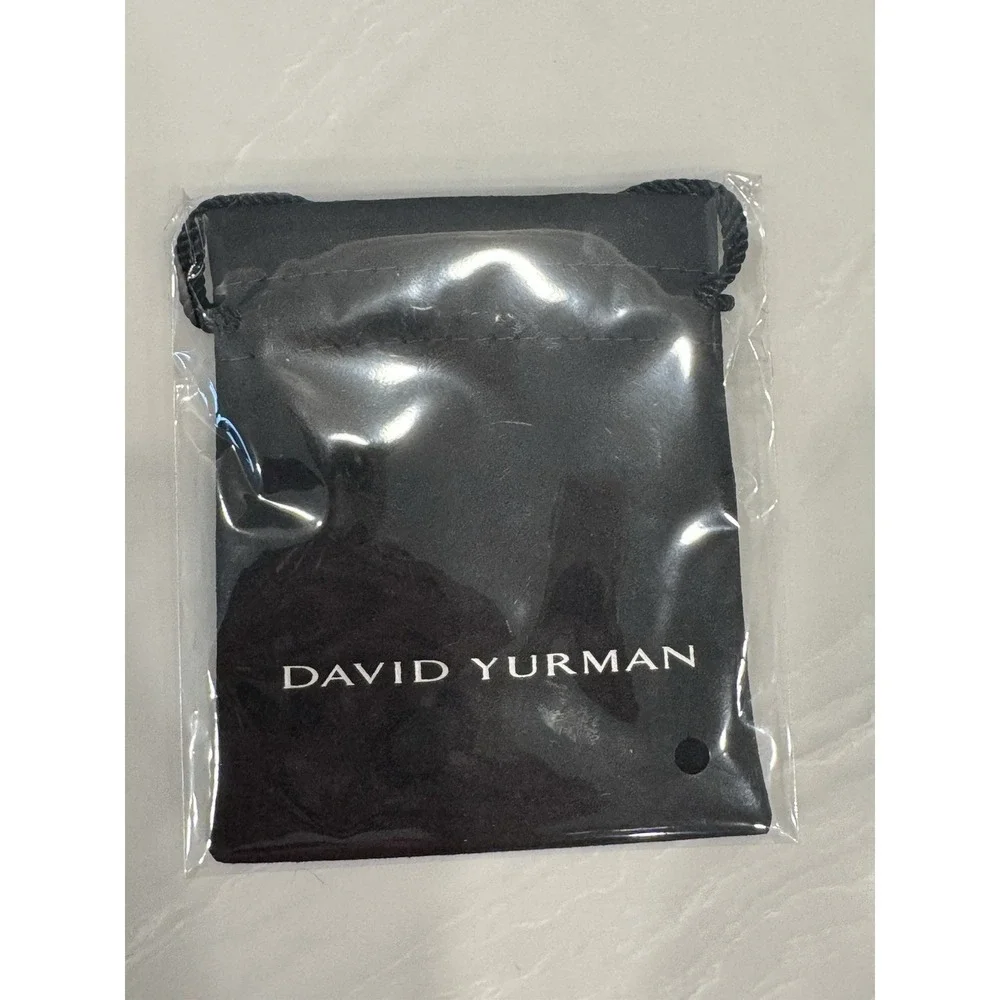 NIB David Yurman Black Jewelry Pouch Bracelet Dust Bag 4x4